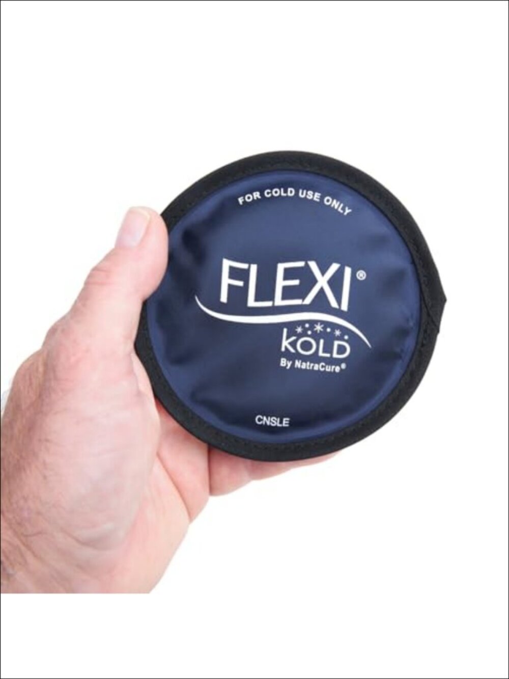 FlexiKold Gel Ice Pack Circles 4 Pack with Adjustable Straps Reusable Cold